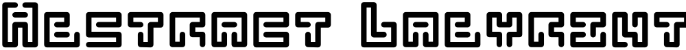 Abstract Labyrinth Rounded