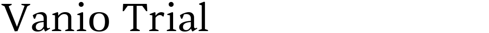 Vanio Trial
