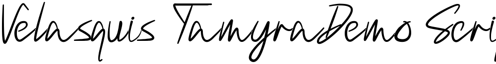Velasquis TamyraDemo Script