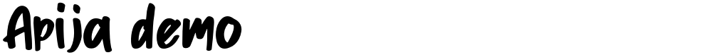 Apija demo