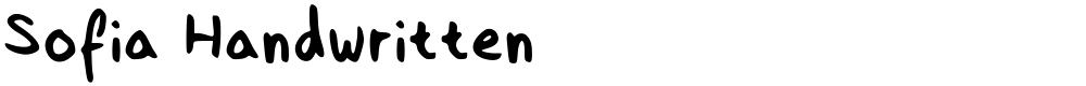 Sofia Handwritten