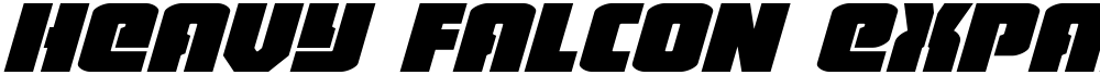 Heavy Falcon Expanded Italic
